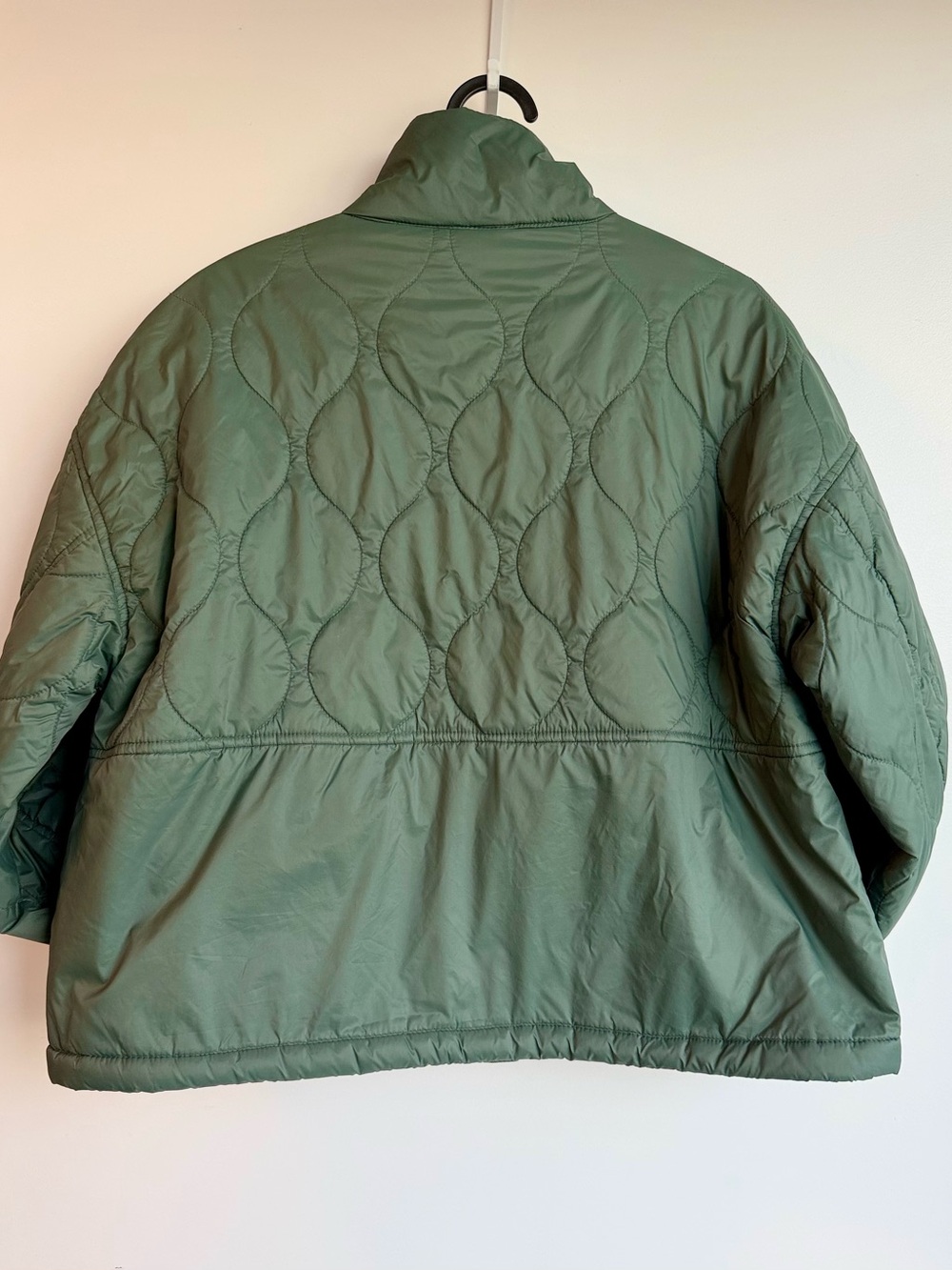 OLD NAVY Quilted Green Women's Puffer Jacket - Picture 2 of 5